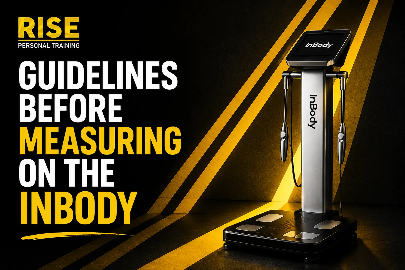 Guidelines Before Measuring on the InBody